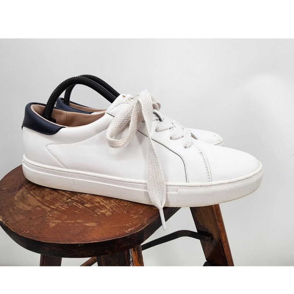 Kate Spade Alanna Sneakers Leather White Fall Casual Size 10